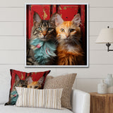 Pixie-bob Playmates Cats - Cat Canvas Wall Art