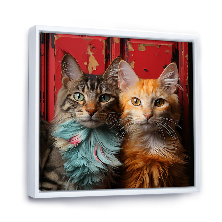 Pixie-bob Playmates Cats - Cat Canvas Wall Art