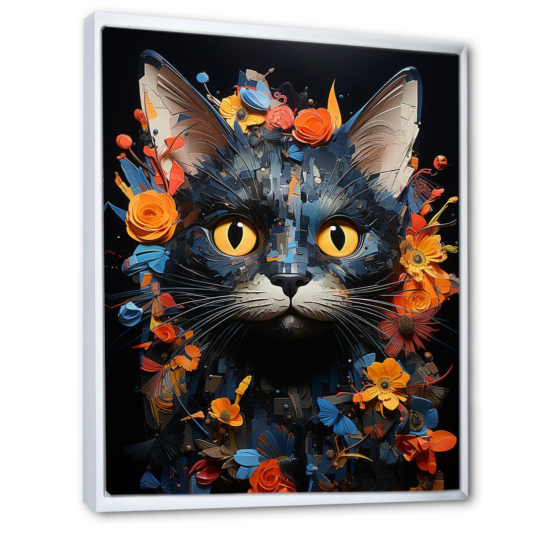 Pixie-bob Pondering Cat Collage - Cat Wall Decor