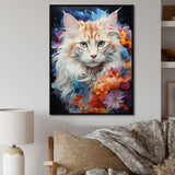 Ragamuffin Radiance Multicolor Cat Collage - Cat Wall Art Prints