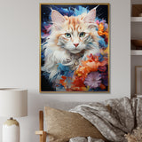 Ragamuffin Radiance Multicolor Cat Collage - Cat Wall Art Prints