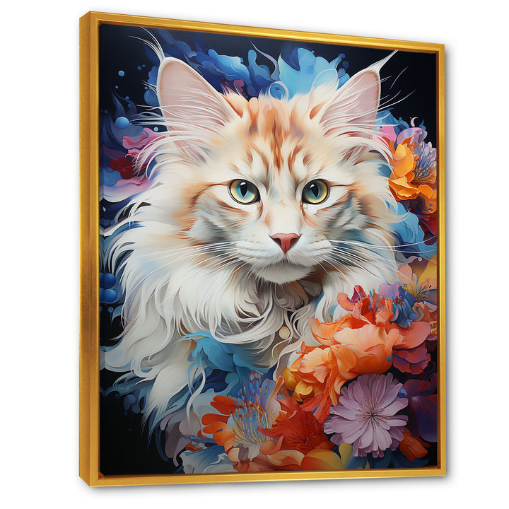 Ragamuffin Radiance Multicolor Cat Collage - Cat Wall Art Prints