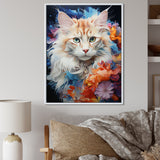 Ragamuffin Radiance Multicolor Cat Collage - Cat Wall Art Prints