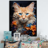 Ragamuffin Radiance Cat Collage - Brown Cat Wall Art