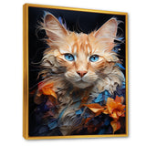 Ragamuffin Radiance Cat Collage - Brown Cat Wall Art