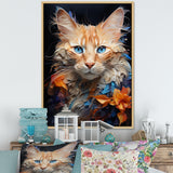 Ragamuffin Radiance Cat Collage - Brown Cat Wall Art