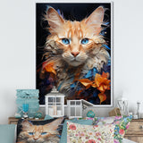 Ragamuffin Radiance Cat Collage - Brown Cat Wall Art