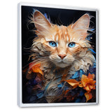Ragamuffin Radiance Cat Collage - Brown Cat Wall Art