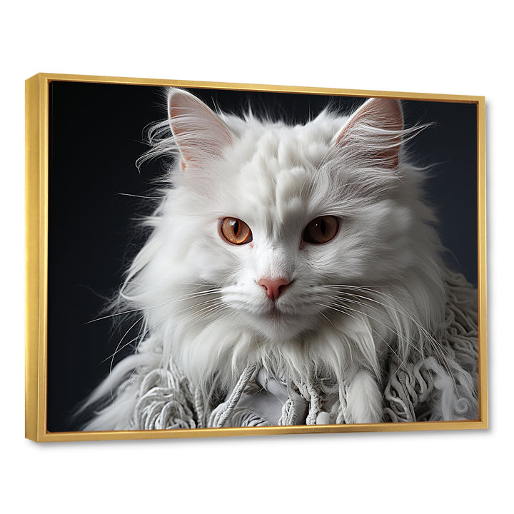 Selkirk Rex Cat Sophistication - Cat Bedroom Wall Art
