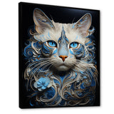 Siamese Serenade Cat - Cat Canvas Wall Art