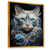 Siamese Serenade Cat - Cat Canvas Wall Art