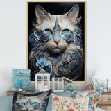 Siamese Serenade Cat - Cat Canvas Wall Art