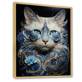Siamese Serenade Cat - Cat Canvas Wall Art