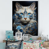 Siamese Serenade Cat - Cat Canvas Wall Art