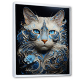 Siamese Serenade Cat - Cat Canvas Wall Art