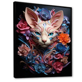 Cat Sphynx Soul Portrait - Cat Wall Art Prints