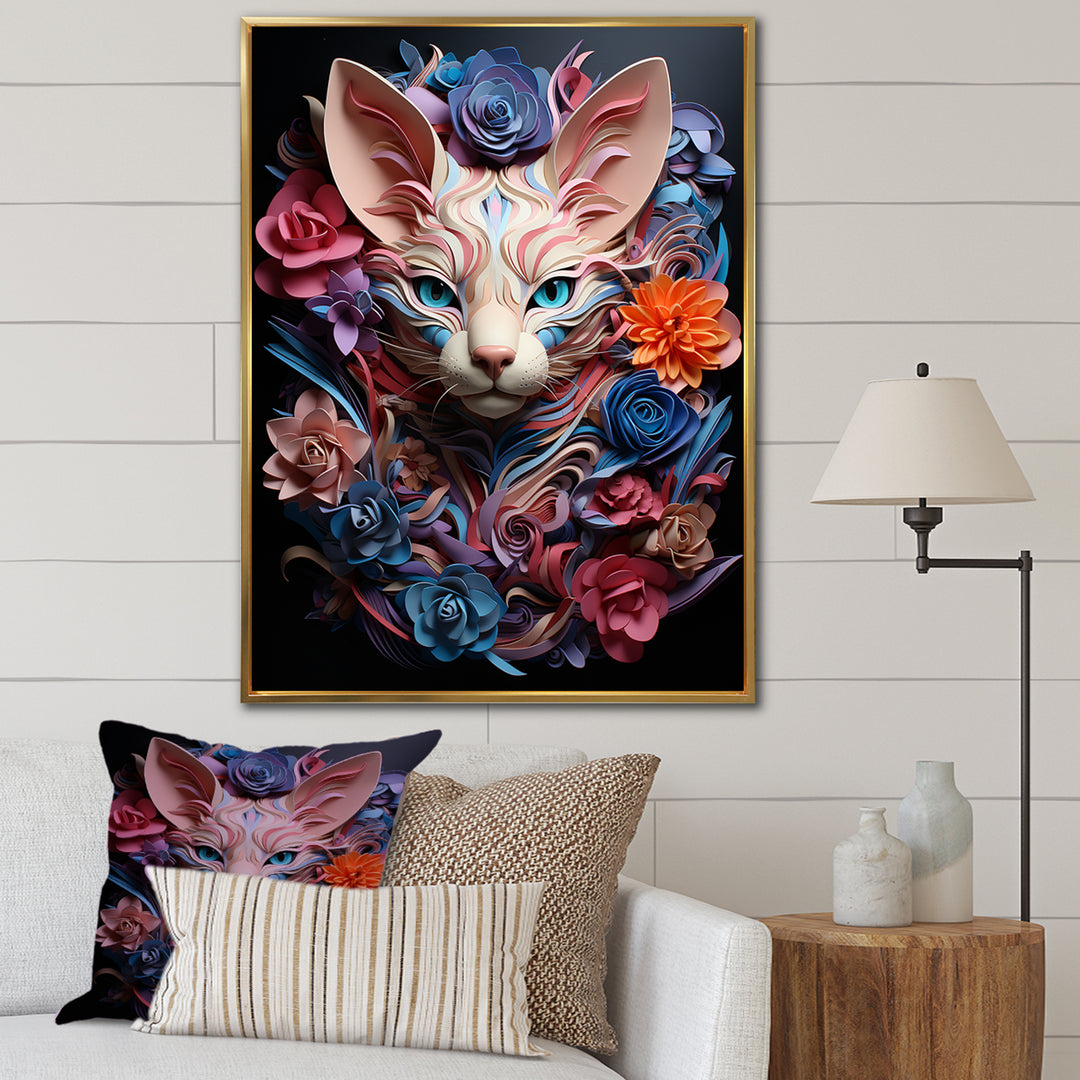 Cat Sphynx Soul Portrait - Cat Wall Art Prints
