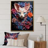 Cat Sphynx Soul Portrait - Cat Wall Art Prints
