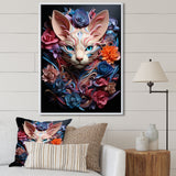 Cat Sphynx Soul Portrait - Cat Wall Art Prints