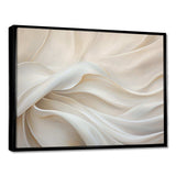 White Silk Fabric River - Fashion Canvas Wall Art