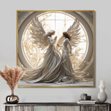 Angelic Annunciation Of Christianity Art - Spiritual Canvas Wall Art