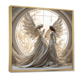 Angelic Annunciation Of Christianity Art - Spiritual Canvas Wall Art