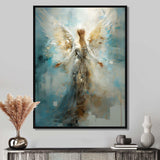 Angels Announcement Celestical Christianism I - Spiritual Canvas Wall Art