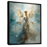 Angels Announcement Celestical Christianism I - Spiritual Canvas Wall Art