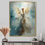 Angels Announcement Celestical Christianism I - Spiritual Canvas Wall Art