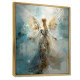 Angels Announcement Celestical Christianism I - Spiritual Canvas Wall Art