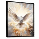 Christianity Dove Descent From Paradise - Spiritual Canvas Wall Art