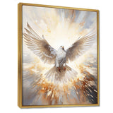 Christianity Dove Descent From Paradise - Spiritual Canvas Wall Art