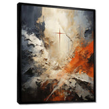 Minimalism Christianity Cross Dream - Spiritual Canvas Wall Art