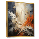 Minimalism Christianity Cross Dream - Spiritual Canvas Wall Art