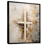 Minimalism Christianity Cross Collage - Spiritual Canvas Wall Art