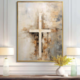 Minimalism Christianity Cross Collage - Spiritual Canvas Wall Art