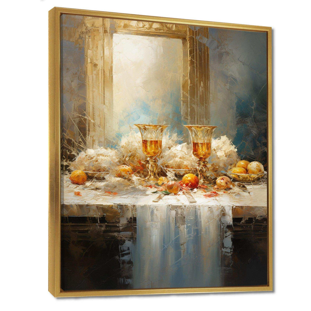 The Last Supper Spectrum Collage - Spiritual Canvas Wall Art