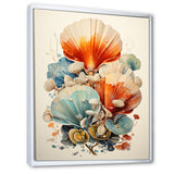 Geometric Forms Of Clam - Clam Canvas Wall Art