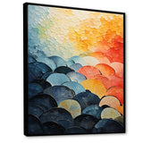 Cubist Clam Geometric Coastlines - Clam Wall Decor