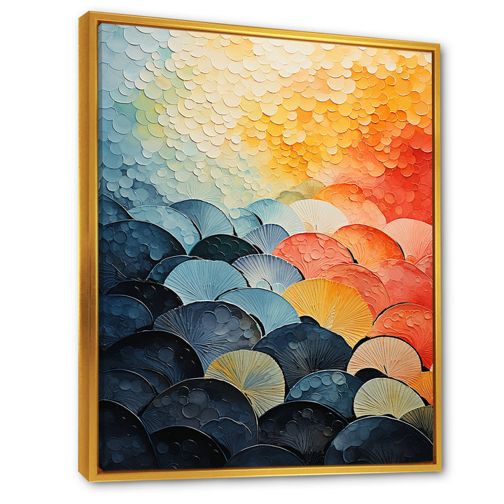 Cubist Clam Geometric Coastlines - Clam Wall Decor