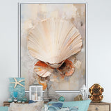 Minimalism Beige Clam Beauty - Clam Wall Art Prints