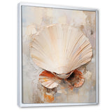 Minimalism Beige Clam Beauty - Clam Wall Art Prints