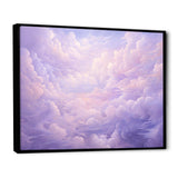 Purple Pastel Lansdcape - Landscapes Canvas Wall Art