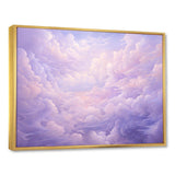 Purple Pastel Lansdcape - Landscapes Canvas Wall Art