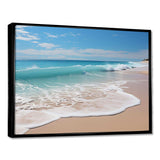 Oceanic Beach Harmony - Coastal Canvas Wall Art