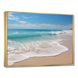 Oceanic Beach Harmony - Coastal Canvas Wall Art