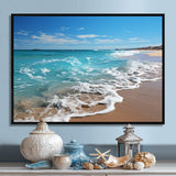 Oceanic Beach Harmony I - Coastal Canvas Wall Art