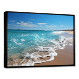 Oceanic Beach Harmony I - Coastal Canvas Wall Art