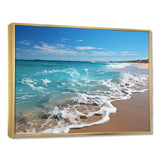 Oceanic Beach Harmony I - Coastal Canvas Wall Art