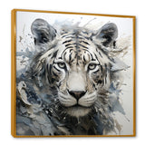 Gray And Beige Eye Of Tiger - Tiger Wall Decor